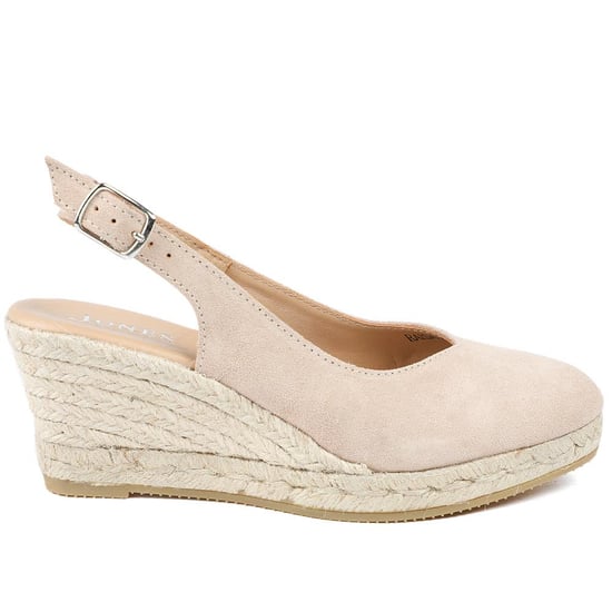 Jones Bootmaker Raisa Leather Buckle Fasten Espadrilles - Image 2