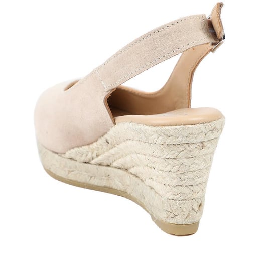 Jones Bootmaker Raisa Leather Buckle Fasten Espadrilles - Image 3
