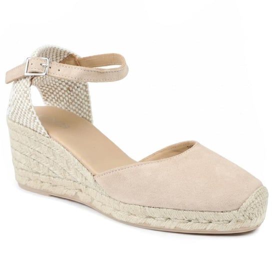 Jones Bootmaker Rayna Leather Buckled Espadrilles - Image 1