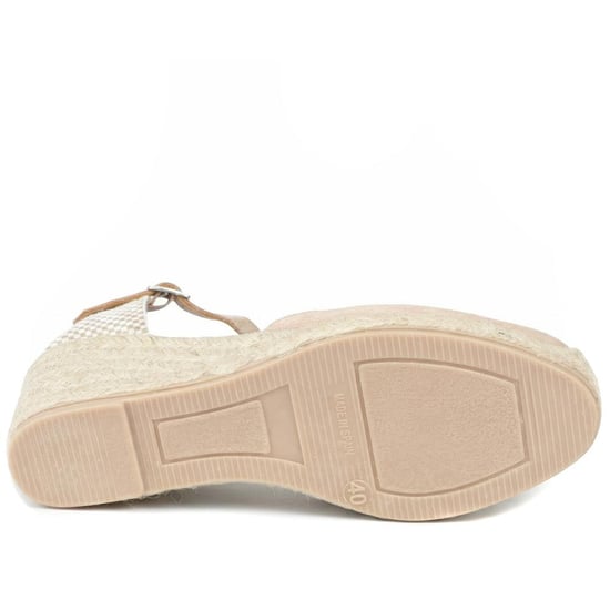 Jones Bootmaker Rayna Leather Buckled Espadrilles - Image 4