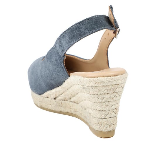 Jones Bootmaker Raisa Leather Buckle Fasten Espadrilles - Image 3