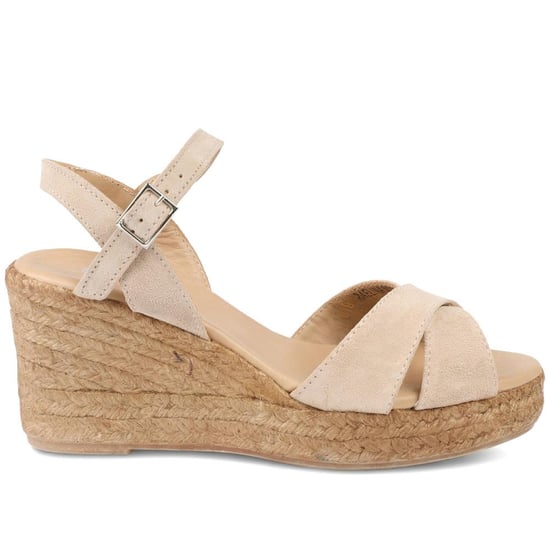 Jones Bootmaker Raelina Leather Wedged Espadrilles - Image 2