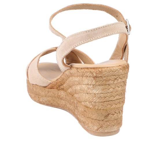 Jones Bootmaker Raelina Leather Wedged Espadrilles - Image 3