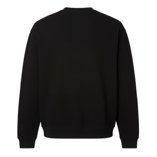 Men's Lacoste Fit Badge Accent Fleece Sweatshirt in Black - Image 2