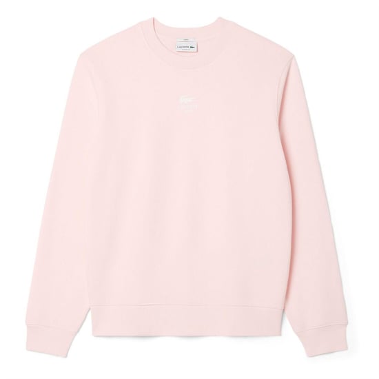 Men's Lacoste Fleece Sweatshirt in Pink - Image 1