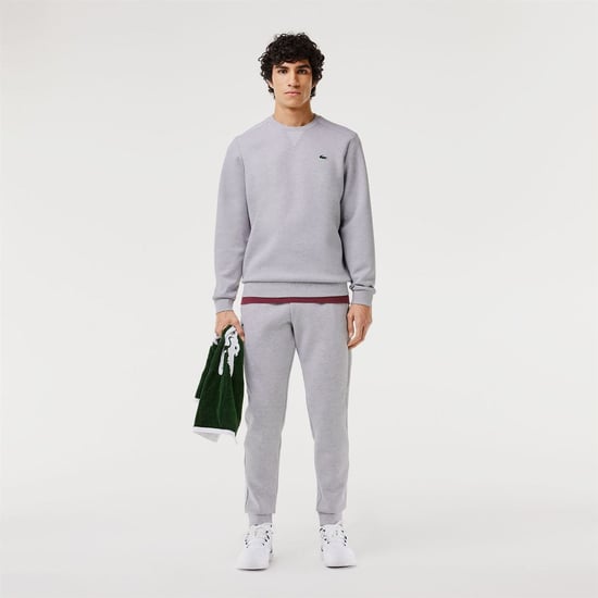Men's Lacoste Sweatshirt in Grey - Image 4