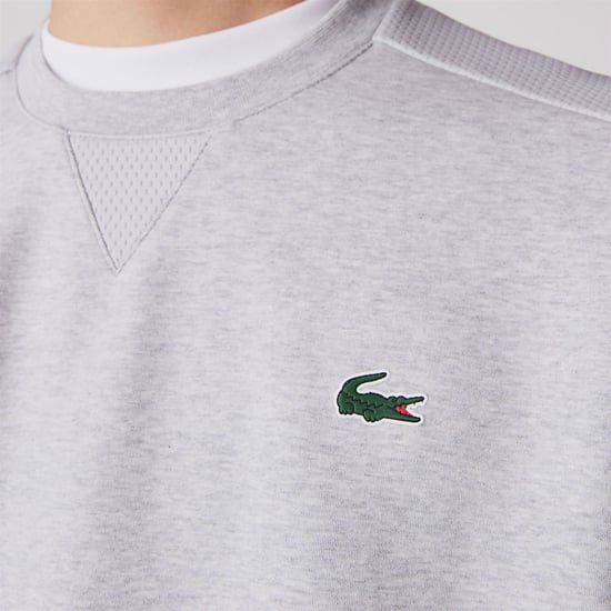 Men's Lacoste Sweatshirt in Grey - Image 5