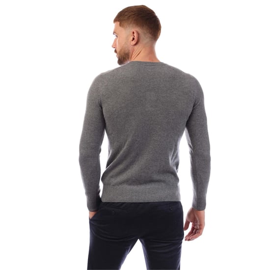 Men's Emporio Armani EA7 Sweater in Grey - Image 3
