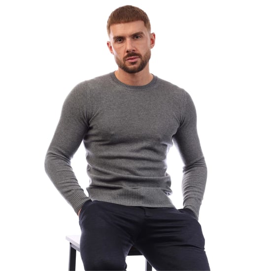 Men's Emporio Armani EA7 Sweater in Grey - Image 4