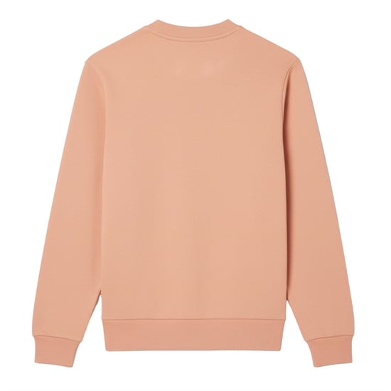 Men's Lacoste Crew Neck Sweatshirt in Orange - Image 2