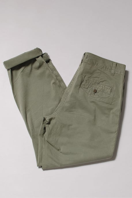 Tapered Ankle Grazer Chino Trousers - Image 2