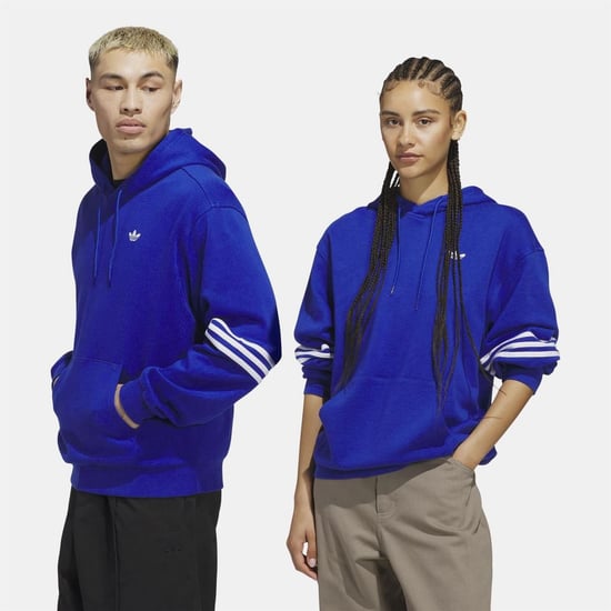Men's adidas Originals Classics Hoodie in Blue - Image 3