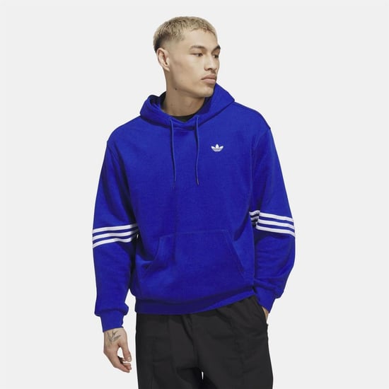 Men's adidas Originals Classics Hoodie in Blue - Image 4
