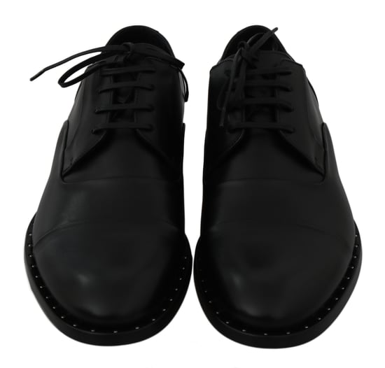 Dolce & Gabbana Zwarte Leren Derby Formele Schoenen - Image 2