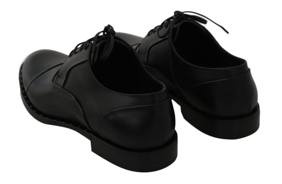 Dolce & Gabbana Zwarte Leren Derby Formele Schoenen - Image 4