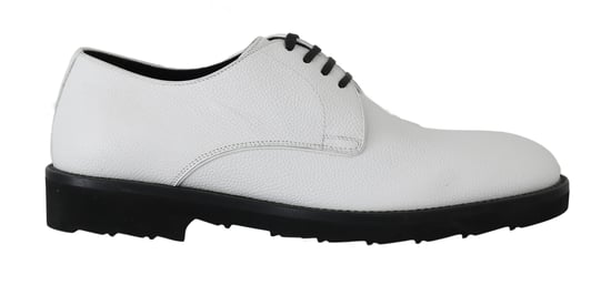 Dolce & Gabbana Witte Leren Derby Formele Schoenen - Image 1