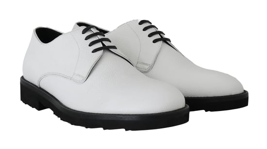Dolce & Gabbana Witte Leren Derby Formele Schoenen - Image 4