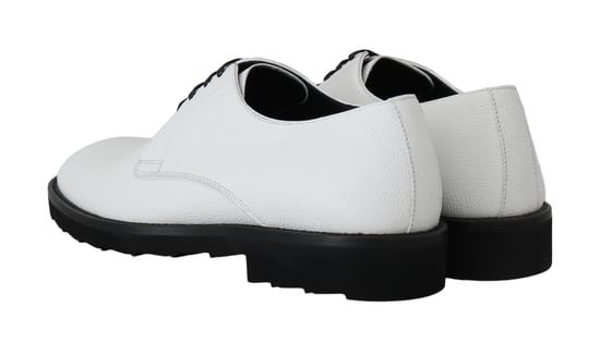 Dolce & Gabbana Witte Leren Derby Formele Schoenen - Image 5