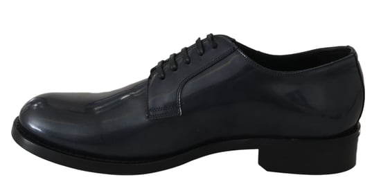 Dolce & Gabbana Blauwe Leren Derby Kledingformele Schoenen - Image 2
