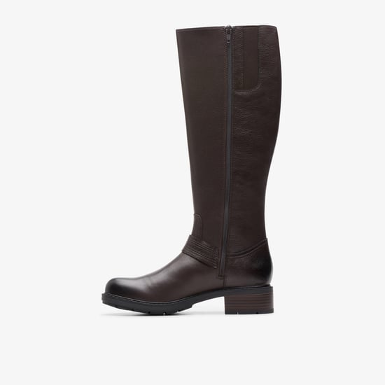 Hearth Rae Dark Brown Lea Boots - Image 2