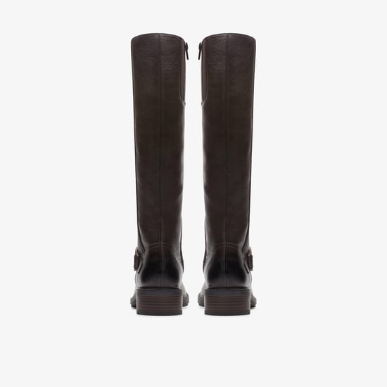 Hearth Rae Dark Brown Lea Boots - Image 5