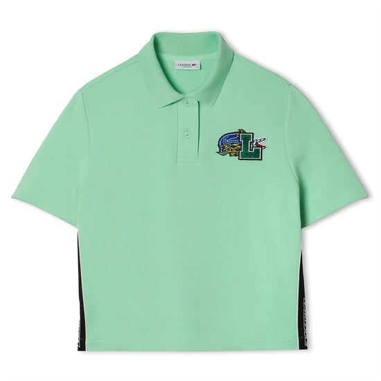 Women's Lacoste Fit Polo Shirt in Green - Image 1