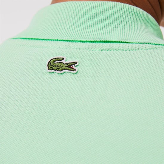 Women's Lacoste Fit Polo Shirt in Green - Image 6