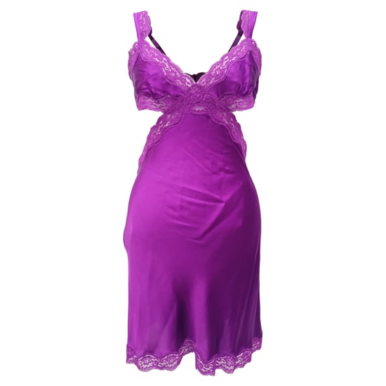 Stella Mccartney Clara Whispering Mini Dress in Violet Silk - Image 1