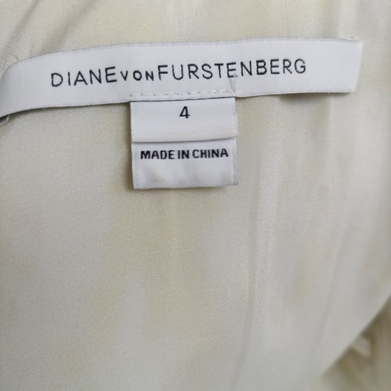 Diane von Furstenberg Carpreena Mini Dress in Yellow Polyester - Image 4