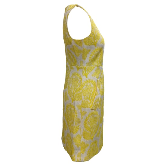 Diane von Furstenberg Carpreena Mini Dress in Yellow Polyester - Image 5
