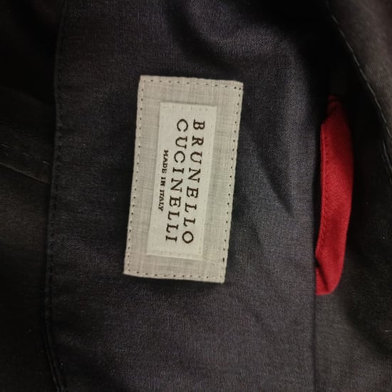 Brunello Cucinelli Single-Breasted Blazer with Pockets in Grey Wool - Image 4