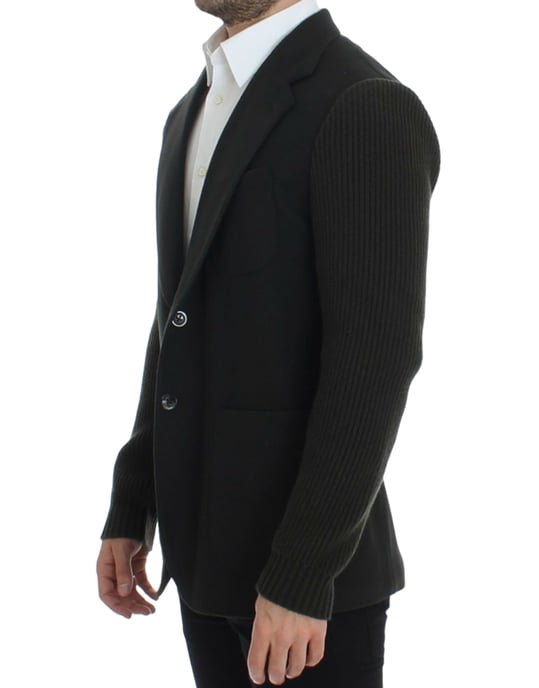 Knit Sleeve Blazer Classic Fit - Image 3