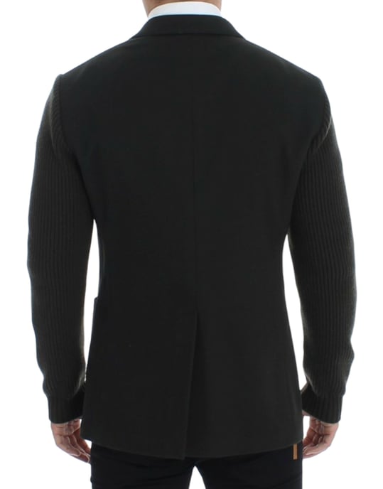 Knit Sleeve Blazer Classic Fit - Image 4