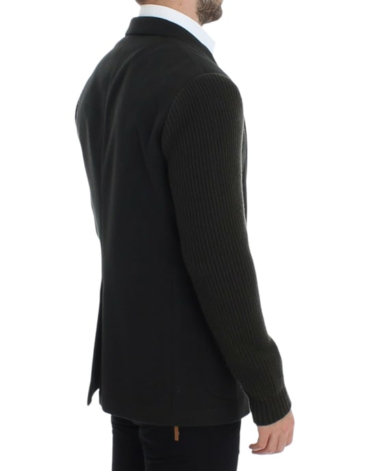 Knit Sleeve Blazer Classic Fit - Image 5