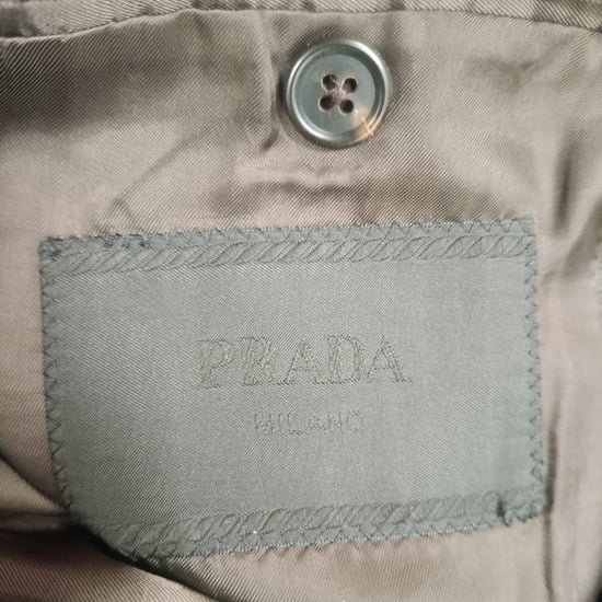 Prada Single-Breasted Blazer in Brown Wool - Image 4