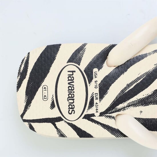 Women's Havaianas Flip Flops in Beige - Image 4