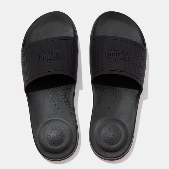 Women's Fit Flop Pool Sliders in Black - Image 4