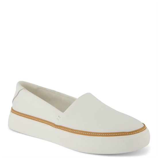 Women's Toms Slip On Shoes in White - Image 2