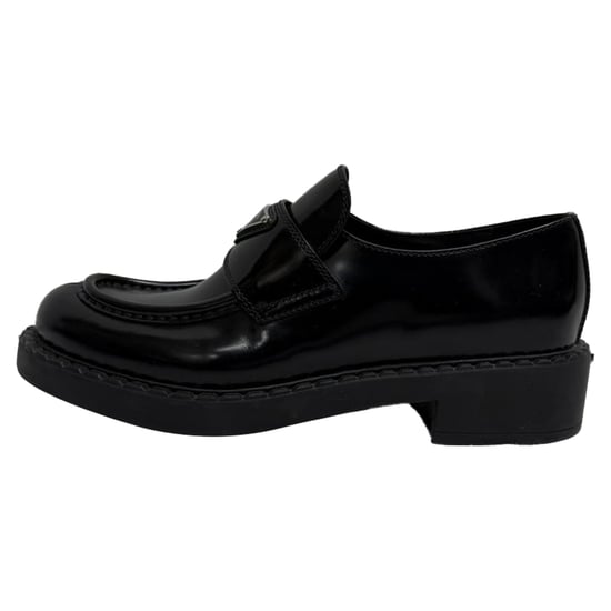 Prada loafers van geborsteld zwart leer - Image 4