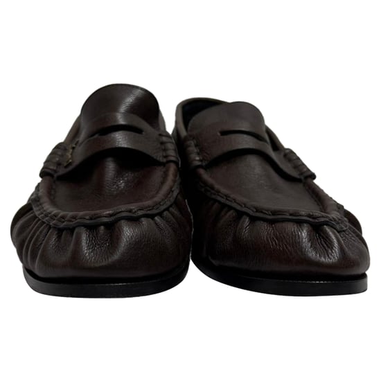 Saint Laurent Le Loafer Penny Loafers in bruin leer - Image 4