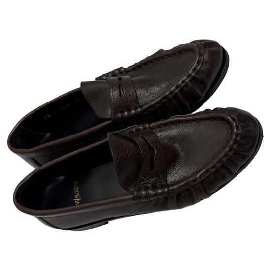Saint Laurent Le Loafer Penny Loafers in bruin leer - Image 5