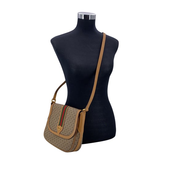 Gucci Vintage Cloth Crossbody Bag Micro GG - Image 2
