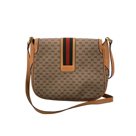 Gucci Vintage Cloth Crossbody Bag Micro GG - Image 3