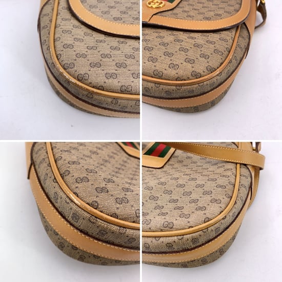 Gucci Vintage Cloth Crossbody Bag Micro GG - Image 5
