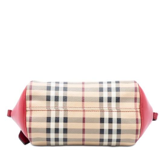 Pre-owned Mini Haymarket Check Coated Canvas Blaze Crossbody - Image 3