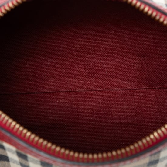 Pre-owned Mini Haymarket Check Coated Canvas Blaze Crossbody - Image 4