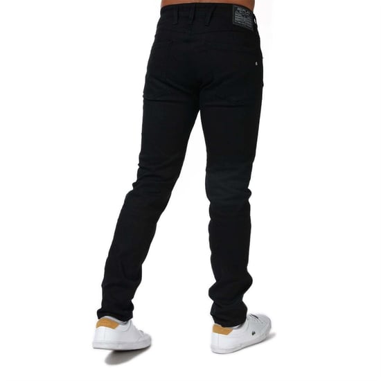 Men's Replay Slim Fit Jeans in Black - Image 2