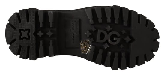 Dolce Gabbana Nitarbetade Läder Ankelskor - Image 6