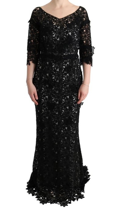 Floral Lace Maxi Dress Style Sig60574 - Image 1