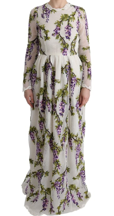 Wisteria Maxi Dress Long Sleeve Floral - Image 1